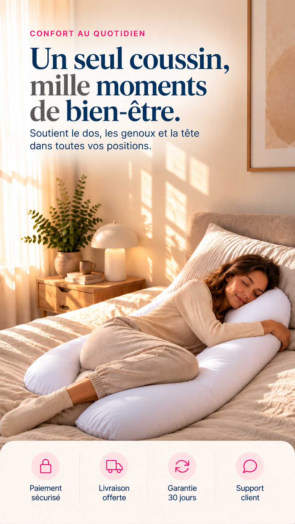 Confort quotidien avec MonCoussin.fr