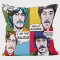 Coussin The Beatles multicolore 45x45 cm - miniature
