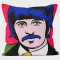 Coussin The Beatles multicolore 45x45 cm - miniature