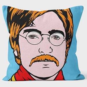 Coussin The Beatles multicolore 45x45 cm