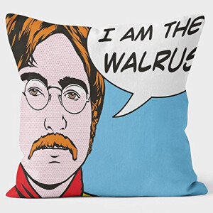 Coussin The Beatles multicolore 45x45 cm