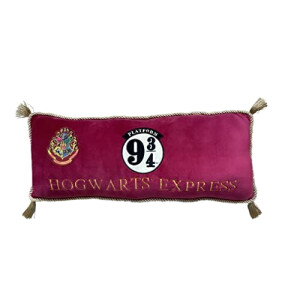Coussin Harry Potter rouge bordeau 60x20 cm