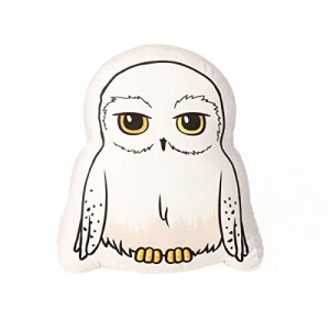 Coussin Hedwige - Harry Potter - blanc 35x31 cm