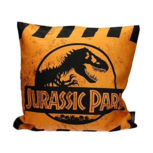 Coussin Jurassic Park noir 40x1 cm