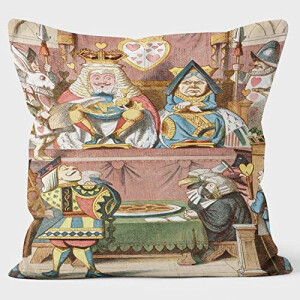 Coussin Alice au pays des merveilles