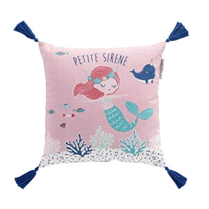 Coussin La petite sirène 40x40 cm