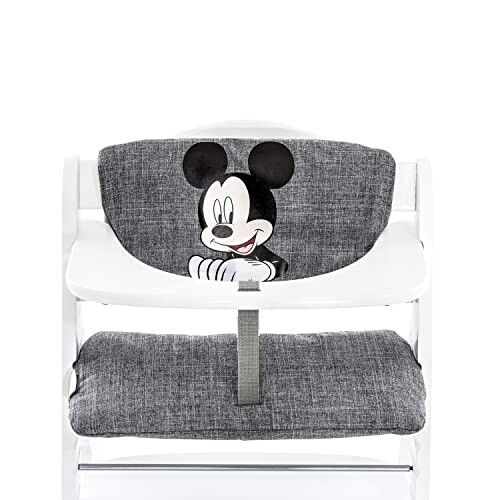 Coussin Mickey gris