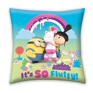 Coussin Les minions multicolore 40x40 cm