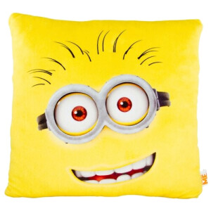 Coussin Les minions jaune 40x40 cm