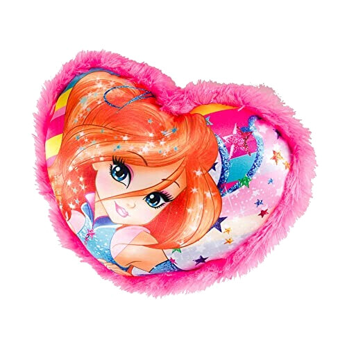 Coussin Winx rose 22x25 cm