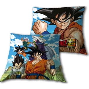 Coussin Goku - Dragon Ball - bleu 35x35 cm
