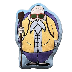 Coussin Kame Sennin, Kame - Dragon Ball - cyan 40x40 cm