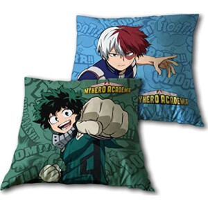 Coussin My Hero Academia bleu 35x35 cm