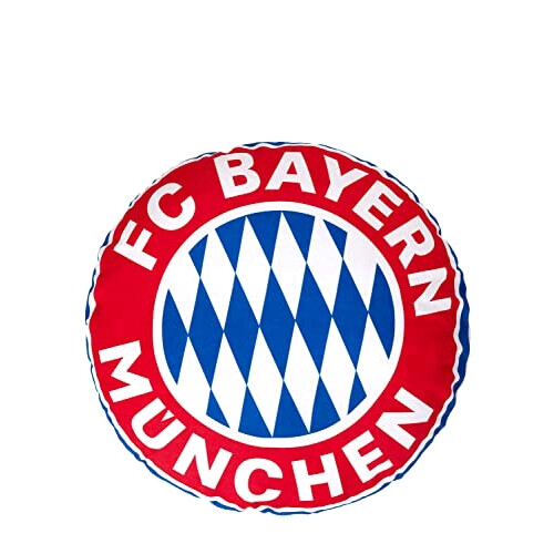 Coussin FC Bayern Munich rouge/blanc rond 50 cm