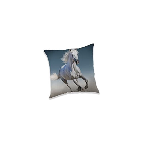 Coussin Cheval blanc 40x40 cm