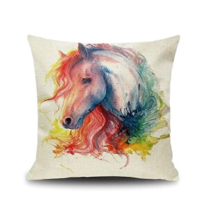 Coussin Cheval style 40x40 cm