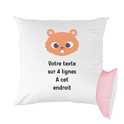 Coussin Castor rose 40x40 cm variant 0 