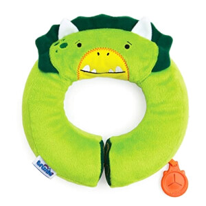 Coussin Dinosaure dudley le (vert) tour de cou 30 cm