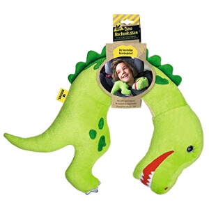 Coussin Dinosaure vert 46x32 cm