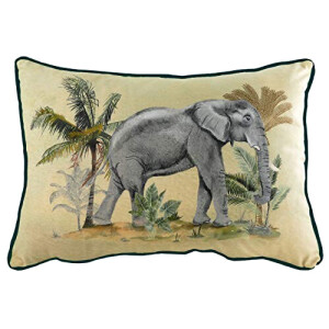 Coussin Éléphant multicolore 35x50 cm