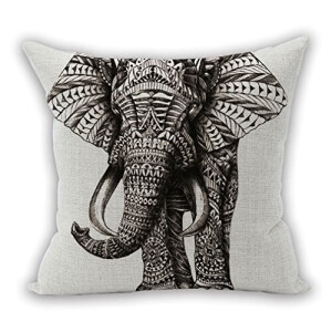 Coussin Éléphant style 45x45 cm