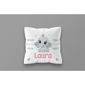 Coussin Éléphant 40x40 cm