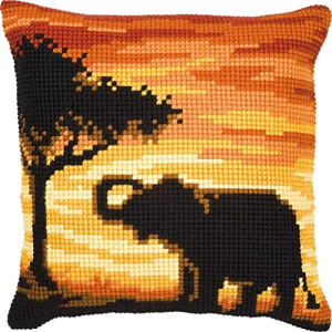 Coussin Éléphant Écru 10 cm