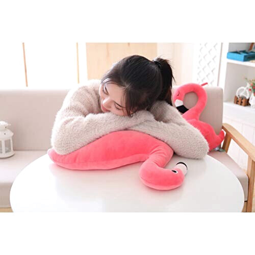 Coussin Flamant rose rose 50 cm variant 2 