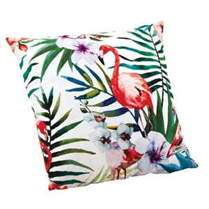 Coussin Flamant rose couleur multiples