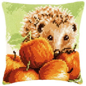 Coussin Hérisson blanc 40x40 cm