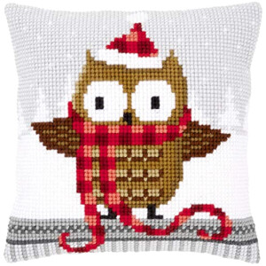 Coussin Hibou multicolore 3x893 cm