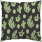 Coussin Lama vert/noir 40x40 cm - miniature variant 1