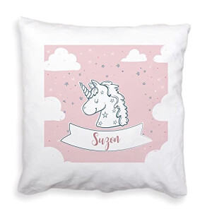 Coussin Licorne ma petite 40x40 cm