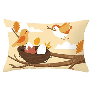 Coussin Oiseau style 30x50 cm
