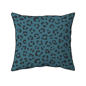 Coussin Panthère bleu 40x40 cm