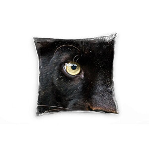 Coussin Panthère noir 40x40 cm