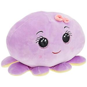 Coussin Pieuvre violet 25x15 cm