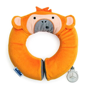 Coussin Singe mylo le (orange) tour de cou 30 cm