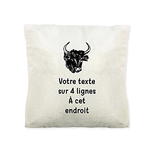 Coussin Taureau 40x40 cm