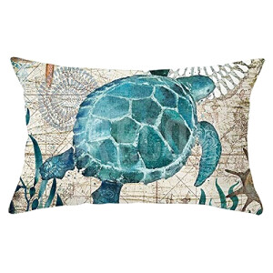 Coussin Tortue style 30x50 cm