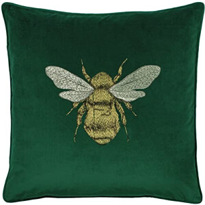 Coussin Abeille Émeraude 50x50 cm