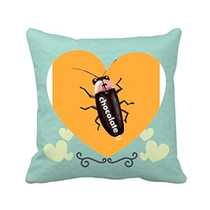 Coussin Cafard multicouleur 40x40 cm