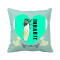 Coussin Cigale multicouleur 40x40 cm - miniature