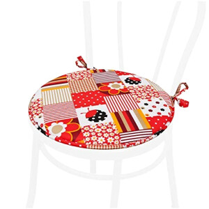 Coussin Coccinelle rouge rond 40 cm