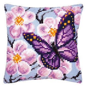 Coussin Papillon multicolore 10 cm
