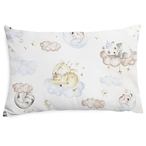 Coussin Sirène ourson sur nuages 60x40 cm