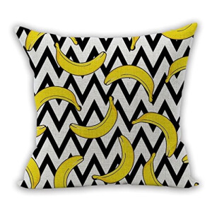 Coussin Banane style 45x45 cm