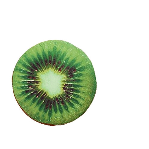 Coussin Kiwi rond 33x33 cm