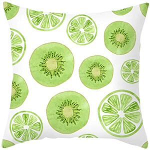 Coussin Kiwi style 45x45 cm