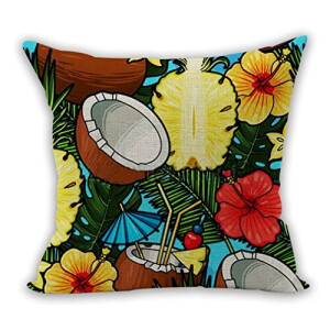 Coussin Noix de coco style 45x45 cm